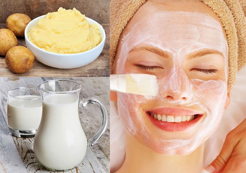 Đắp mặt nạ khoai tây cho bà bầu Đắp mặt nạ khoai tây cho bà bầu